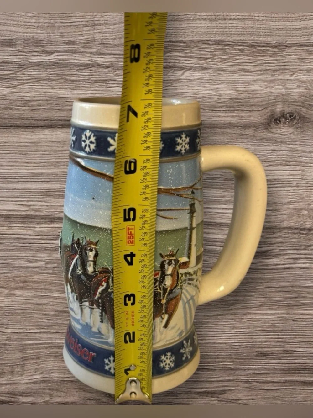 Budweiser beer stein